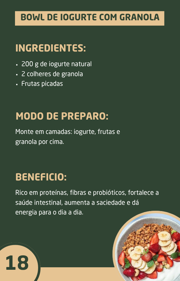 Livro Digital com 30 Receitas Saudáveis e Rápidas para o Dia a Dia!