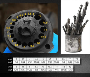 Afia Fácil Maximum Steel™ - Afiador de brocas automático + SUPER BRINDE