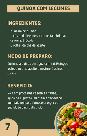 Livro Digital com 30 Receitas Saudáveis e Rápidas para o Dia a Dia!