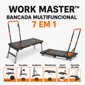 Work Master™ – Bancada Multifuncional 7 em 1