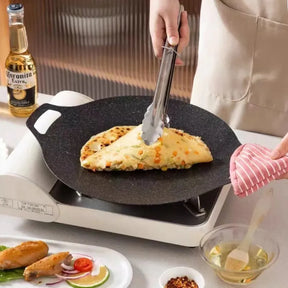 CookFlex™ – Frigideira de Pedra Vulcânica Antiaderente (Cozinhe sem Óleo e Sem Grudar Nada) - Frete Grátis!