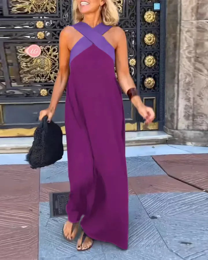 Vestido Diana | Sem Manga - Fresco e Soltinho (Estilo Italiano)