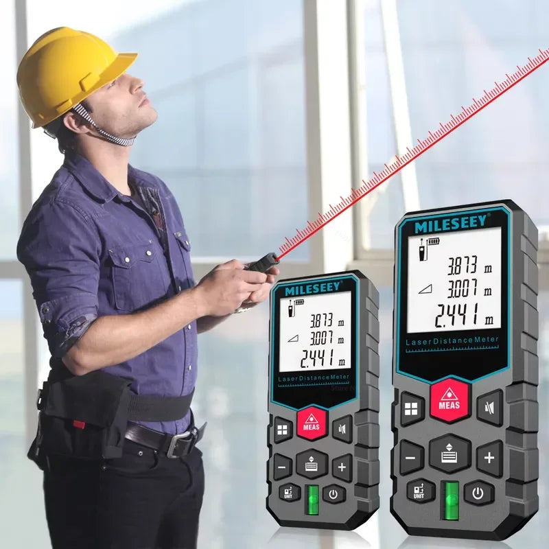 Trena Métrica a Laser 100 Metros Display Profissional