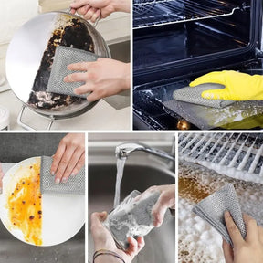 [COMPRE 5 LEVE 10] Toalhas de Nano Aço ProFiber™ | Tecnologia Avançada para uma Limpeza Impecável!