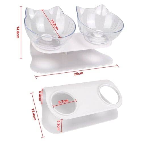 Tigela Ortopédica Anti Vômito para Gatos