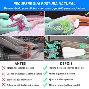 Travesseiro de Alinhamento – SleepLeg Pro®